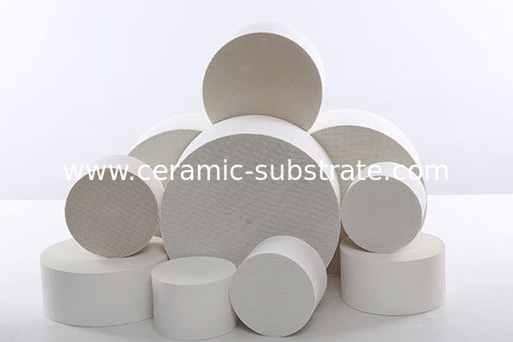 Endüstriyel SCR petek seramik filtre yuvarlak ve beyaz